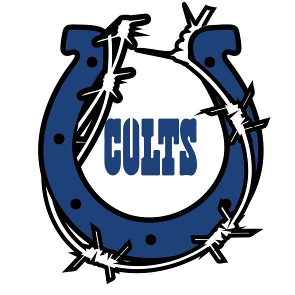 Indianapolis Colts Heavy Metal Logo fabric transfer